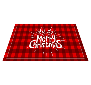 Tischset weihnachten im fröhlichen weihnachtsdesign - TenStickers