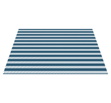 Tischset modern mit maritimem streifenmuster - TenStickers