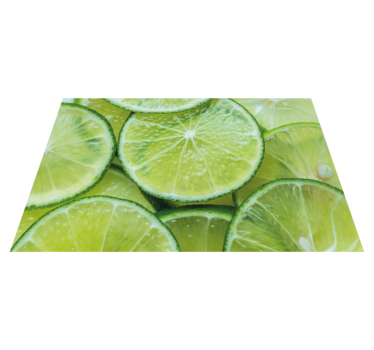 Tischset modern saftige limettenscheiben - TenStickers