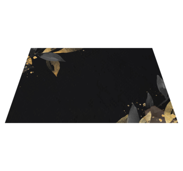Tischset elegant mit verfeinerten blättermotiven - TenStickers