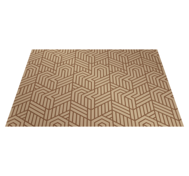 Tischset modern mit geometrischer textur - TenStickers