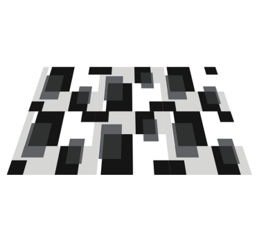 Tischset modern mit zeitgenössischem geometrischen muster - TenStickers