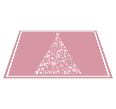Tischset weihnachten mit festlichem baum-motiv - TenStickers