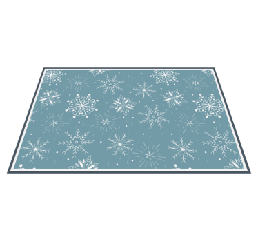 Tischset weihnachten schneeflocken-motiv hintergrund - TenStickers