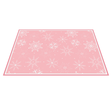 Tischset weihnachten mit schneeflockenstruktur - TenStickers