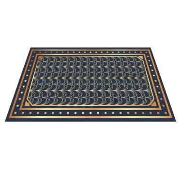 Tischset modern mit anspruchsvollem geometrischen muster - TenStickers