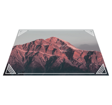 Tischset modern berglandschaft ruhe - TenStickers