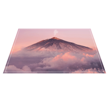 Tischset modern vulkanlandschaft - TenStickers