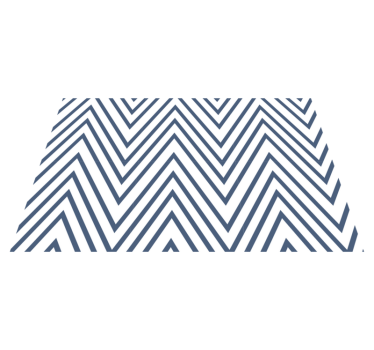 Tischset modern mit elegantem chevron-muster - TenStickers