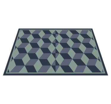 Tischset weihnachten geometrische fliesenmuster - TenStickers