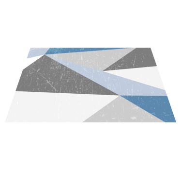 Tischset modern mit geometrischen winkelmuster - TenStickers
