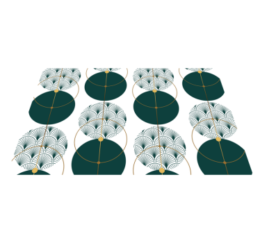 Tischset elegant im eleganten geometrischen design - TenStickers