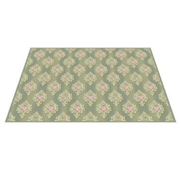 Tischset elegant mit floralem motiv anmut - TenStickers