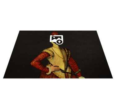Tischset rechteckig Aristokraten Hund - TenStickers