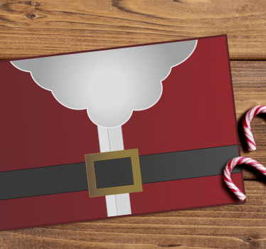 Für weihnachten santa claus kleidung weihnachten Tischsets - TenStickers