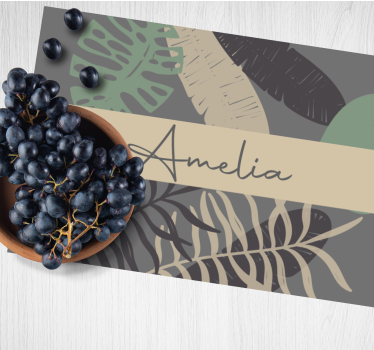 Platzset modern Dschungel im "boho"-stil - TenStickers