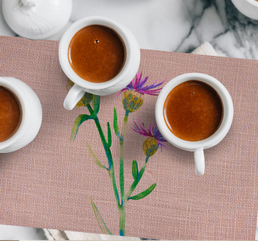 Tischset elegant gewebte Distel - TenStickers