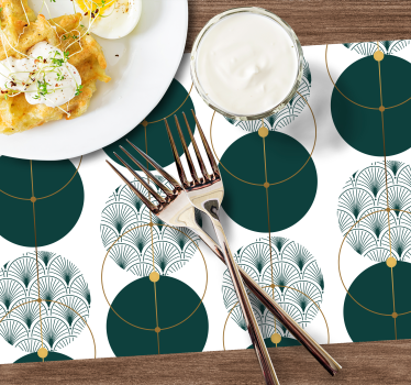Tischset elegant im eleganten geometrischen design - TenStickers