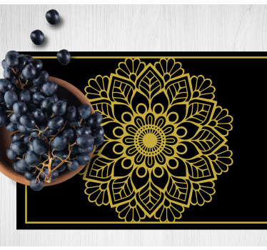 Tischset elegant mit anmutigem botanischen motiv - TenStickers
