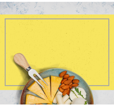 Tischset modern für käseplattenpräsentation - TenStickers