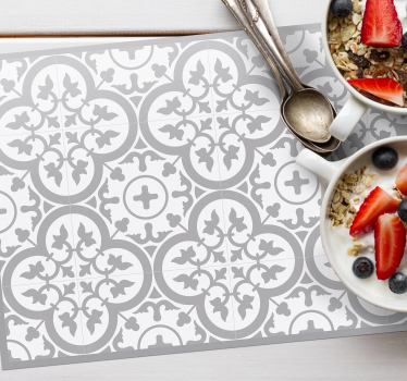 Tischset modern mit anspruchsvollem fliesenmuster - TenStickers