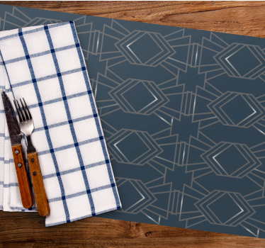 Tischset modern mit elegantem geometrischen design - TenStickers