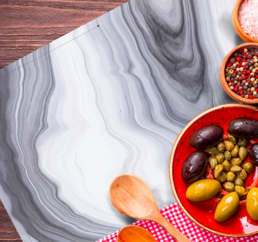 Tischset modern mit elegantem marmor-muster - TenStickers