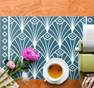 Tischset modern mit stilvollem blumenmuster - TenStickers