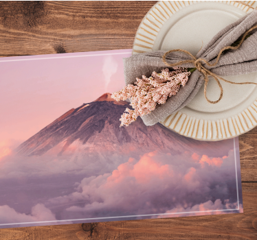 Tischset modern vulkanlandschaft - TenStickers