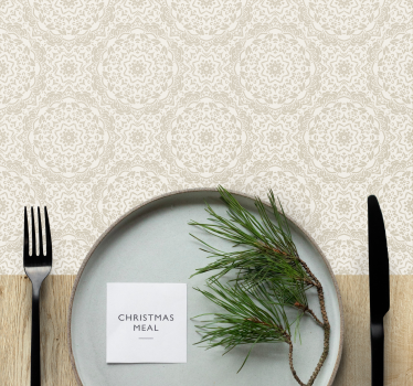 Tischset weihnachten elegante festliche tischdekoration - TenStickers