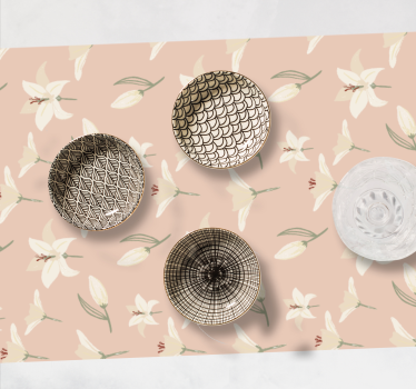 Tischset weihnachten florale tischwäsche - TenStickers