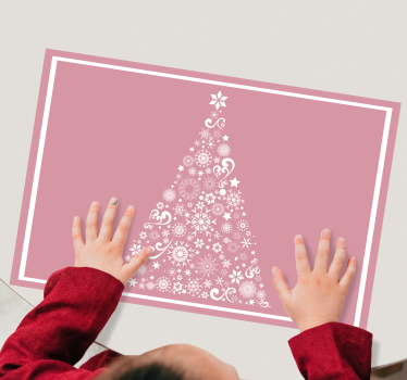 Tischset weihnachten mit festlichem baum-motiv - TenStickers