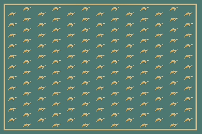 Tischset mit namen elegante gemusterte oberfläche - TenStickers