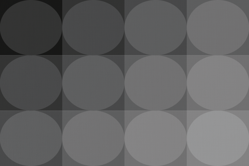 Tischset mit dezentem kreisförmigem muster - TenStickers