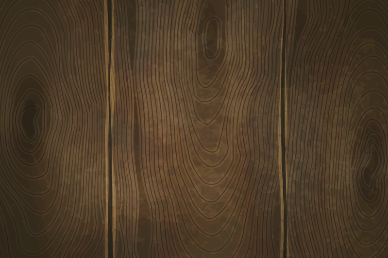 Tischset im natürlichen holzdesign - TenStickers