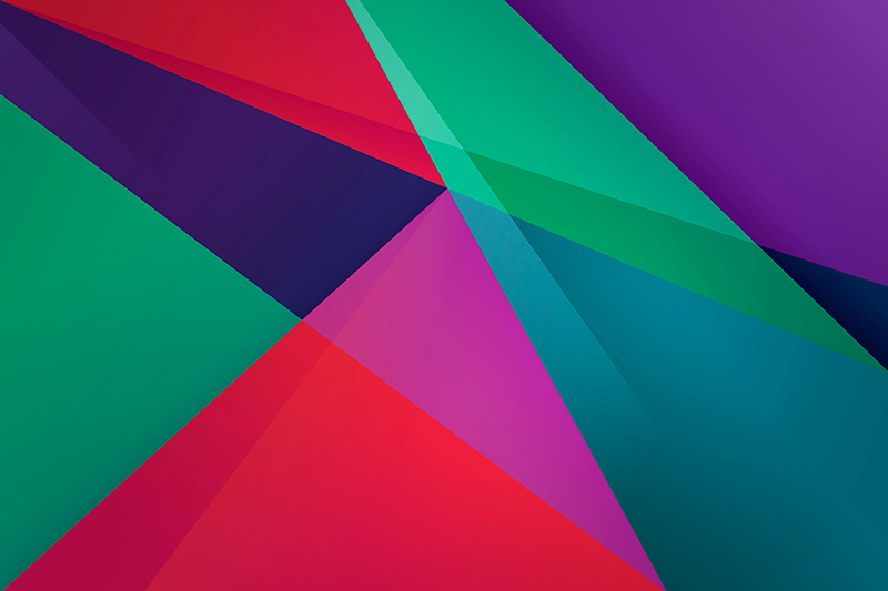 Tischset modern geometrisches farbenfrohes design - TenStickers