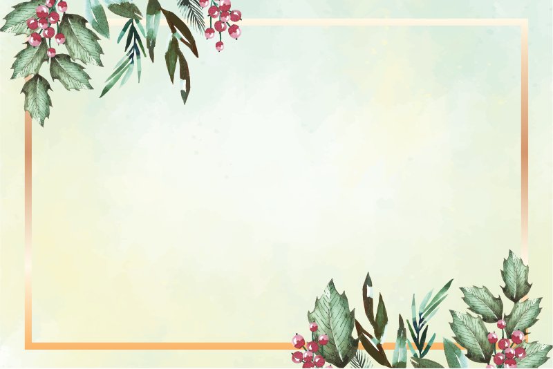 Tischset modern florales minimalistisches design - TenStickers