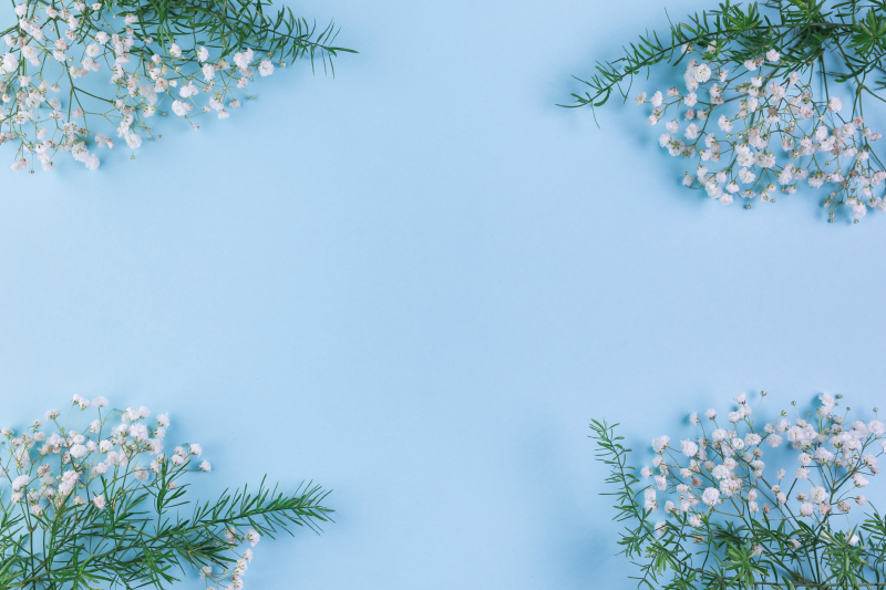 Tischsets originell mit floralem akzent - TenStickers