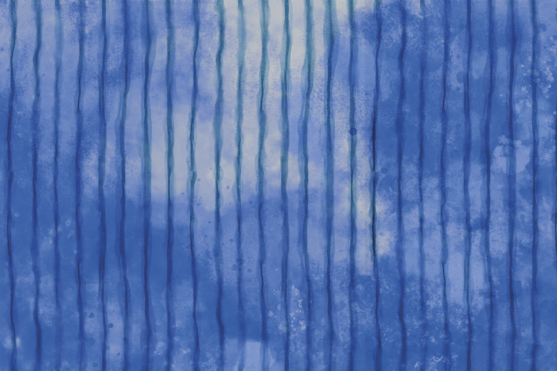 Tischset mit blauem streifenmuster - TenStickers