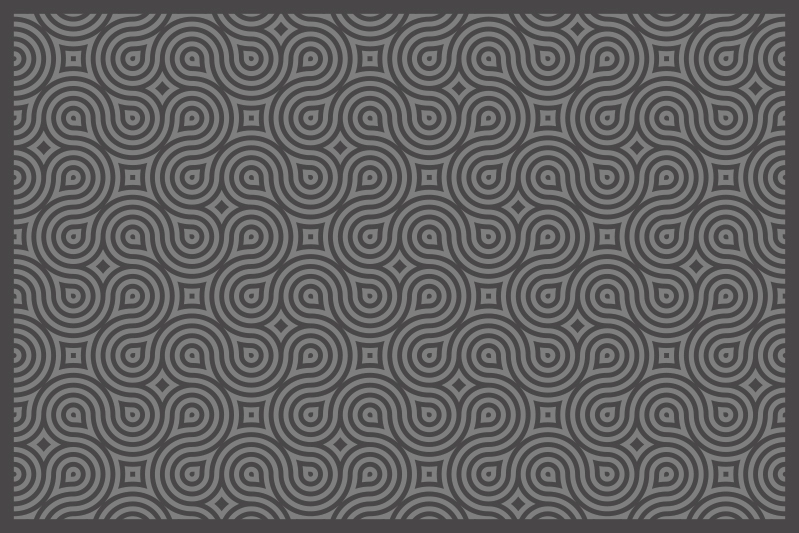 Tischset mit abstraktem wirbelmuster - TenStickers