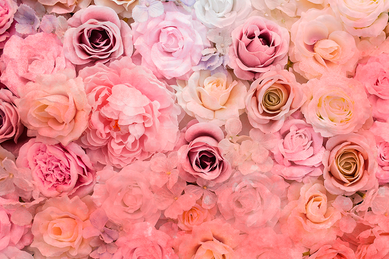 Tischset mit floralem rosenmuster - TenStickers