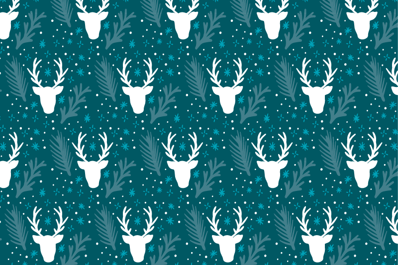 Tischset weihnachten elegantes festliches tischdekor - TenStickers