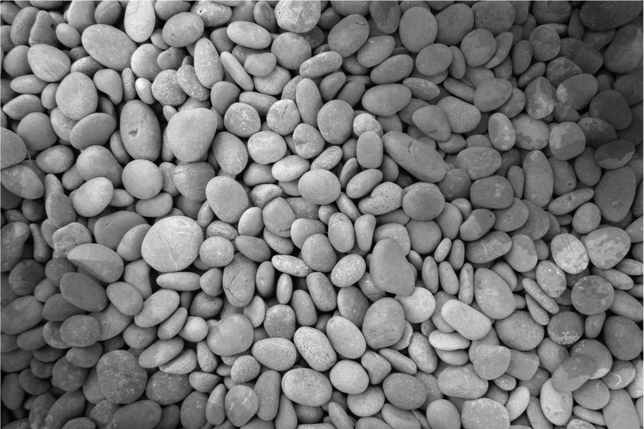 Tischset mit glatter kieseloberfläche - TenStickers