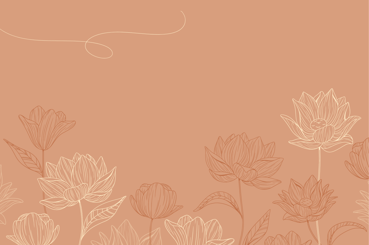 Tischsets originell florales teearrangement - TenStickers