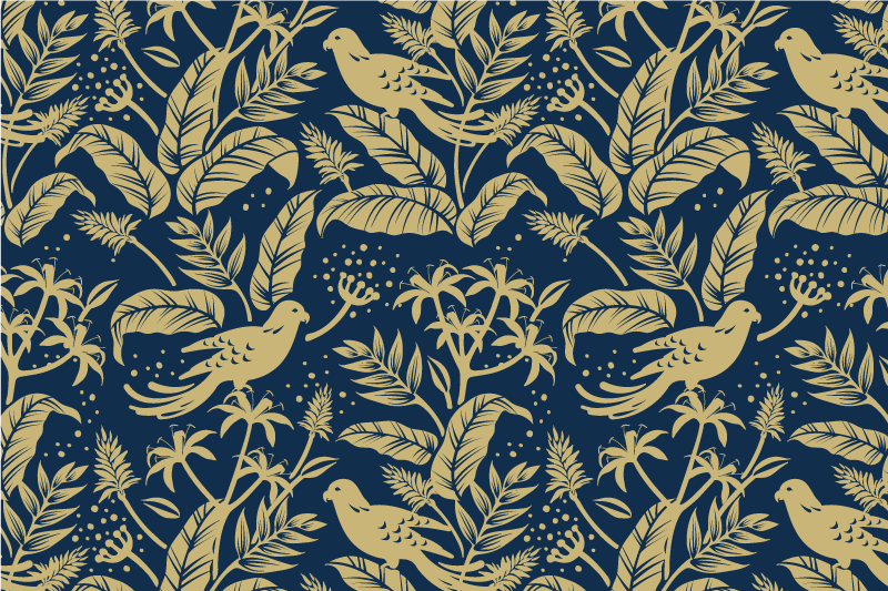 Tischsets originell mit anmutigem blattmotiv - TenStickers