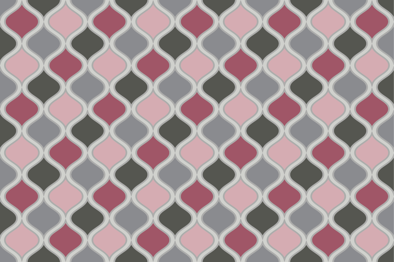 Tischset mit buntem musterdesign - TenStickers