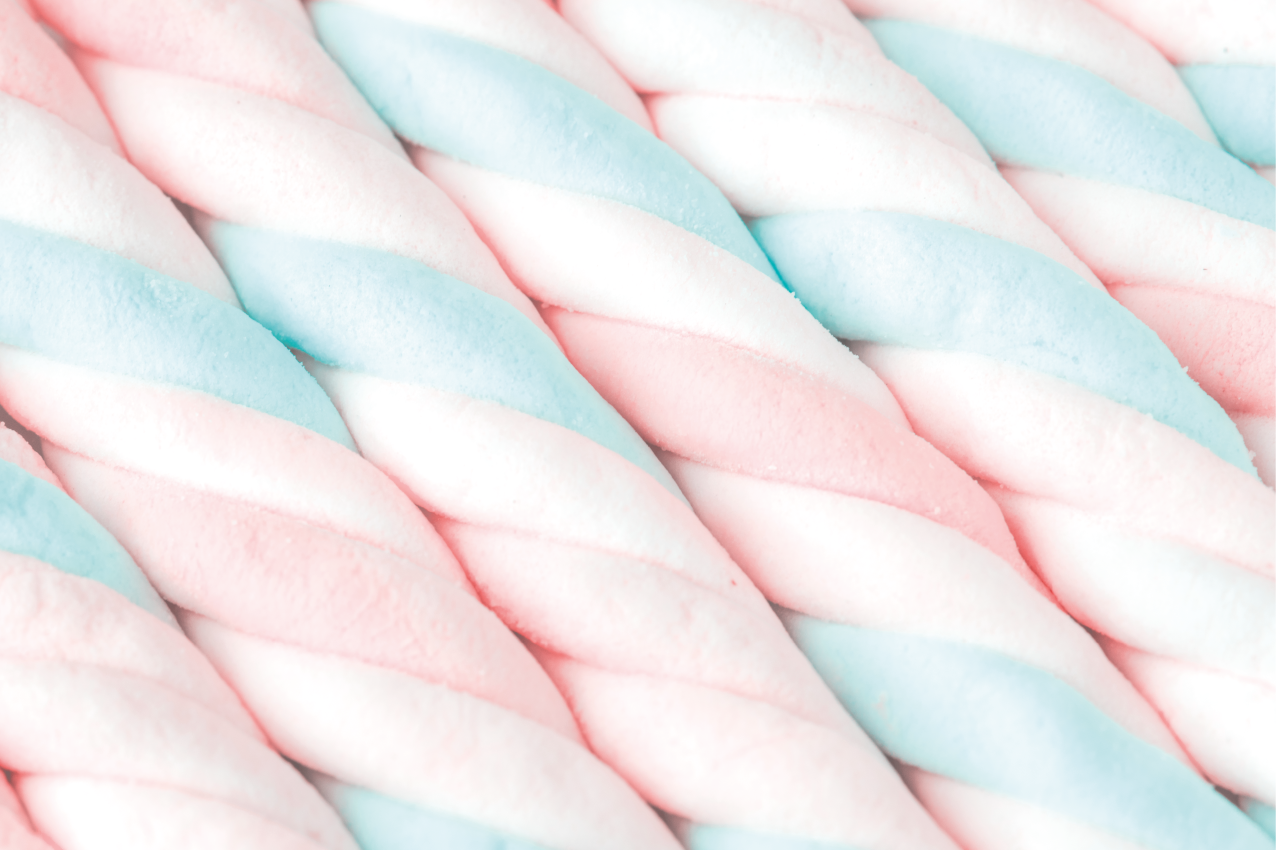 Tischsets originell in zwirbelzucker-design - TenStickers