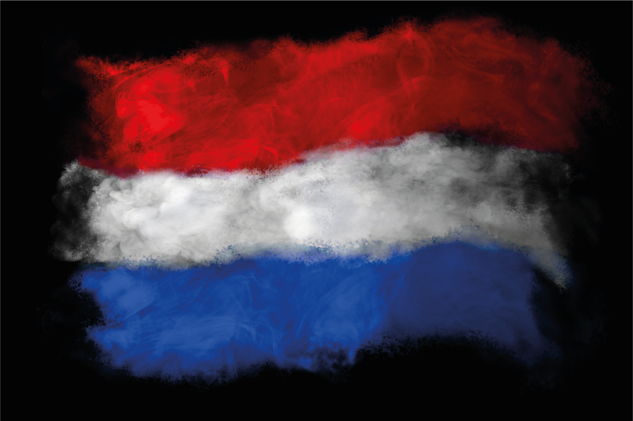 Tischsets originell im design der niederlande flagge - TenStickers