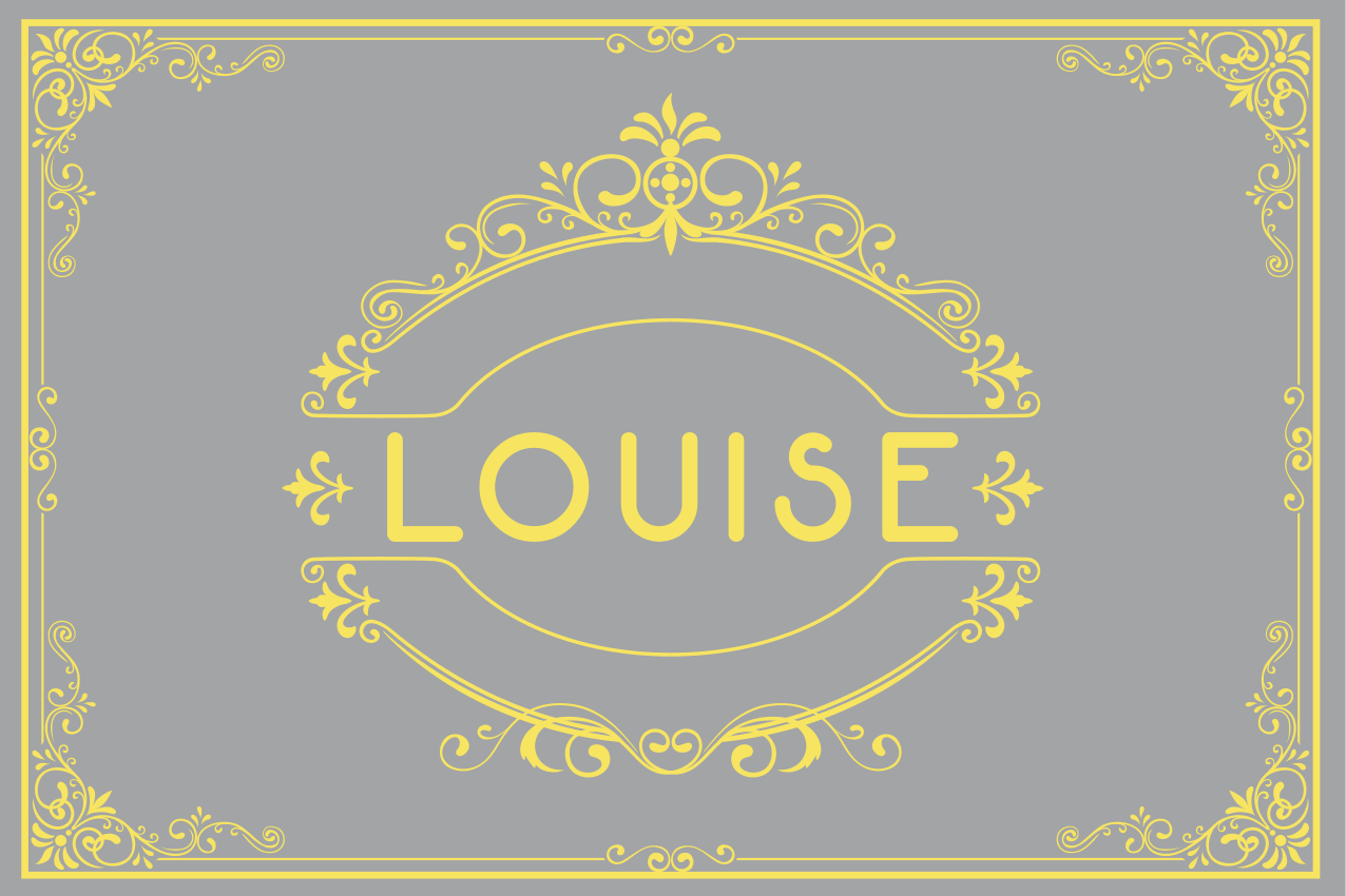 Tischset mit namen elegante namenspräsentation - TenStickers