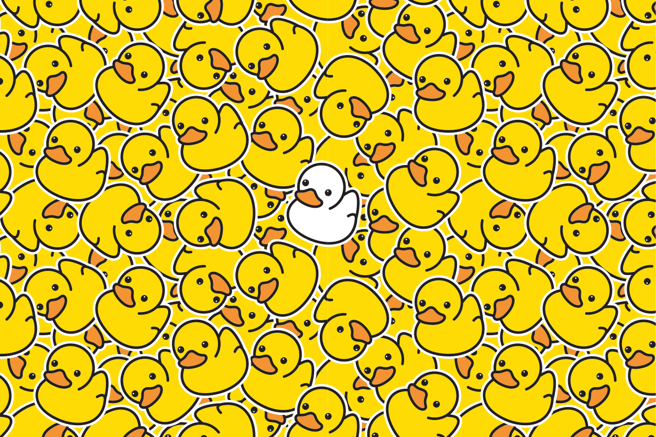 Tischset kinder mit entenmuster design - TenStickers